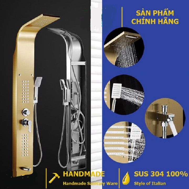 [HCM]sen tắm thuyền nóng lạnh inox 304