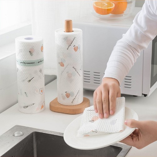 Cuộn giấy lau bếp đa năng có thể tái sử dụng
