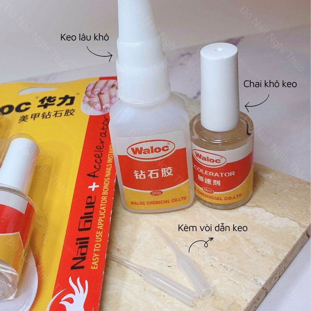 Keo bê tông nail gắn móng waloc