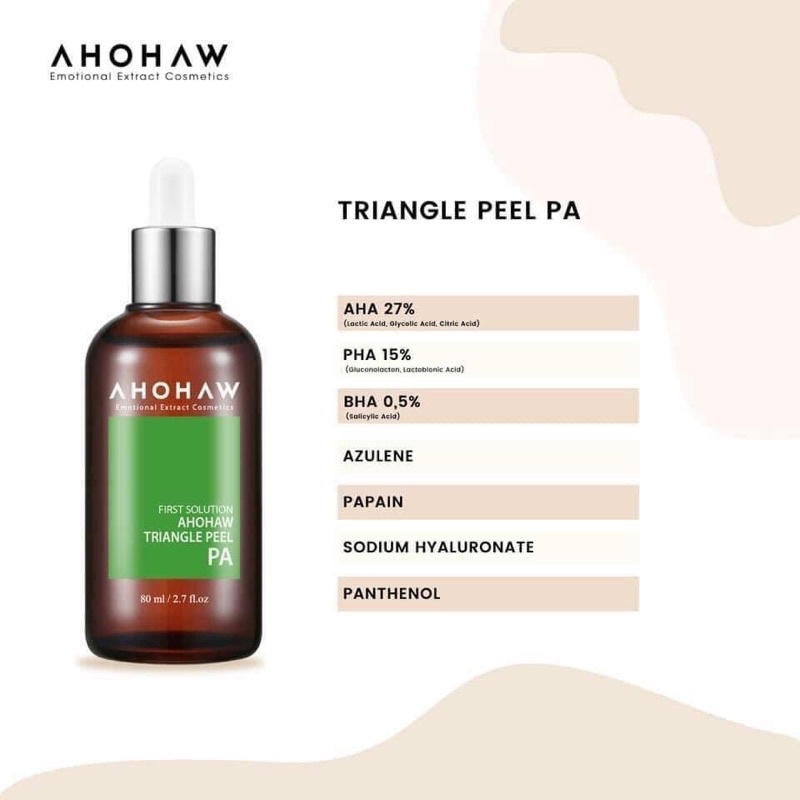 Tinh chất peel da Ahohaw Triangel Peel PA