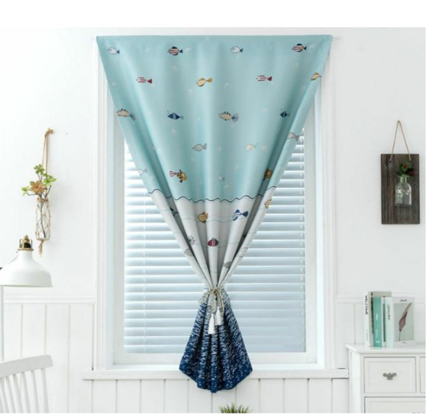 Rèm dán cửa không cần thanh treo size 1m x 2m