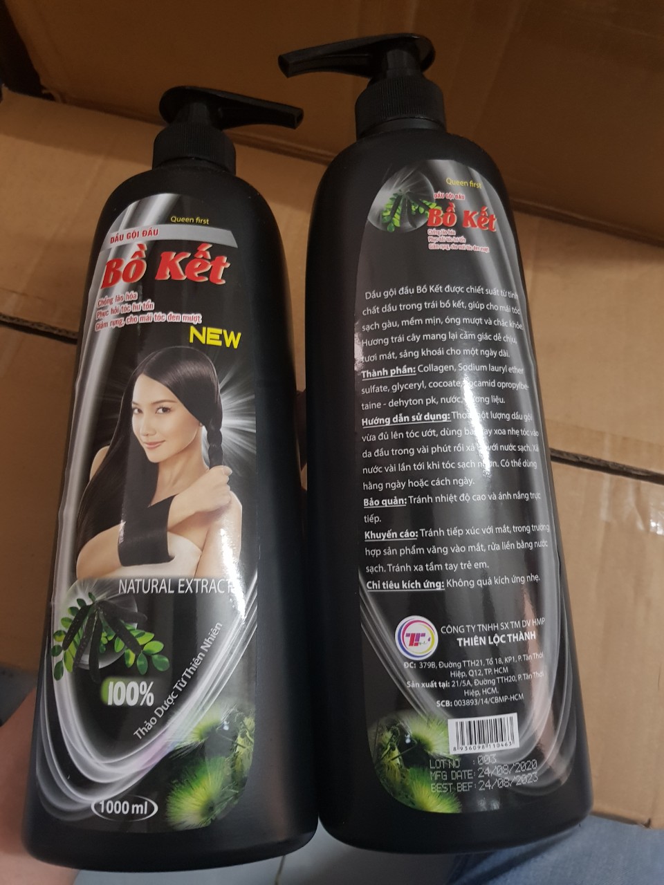 Dầu gội tinh chất bồ kết 1000ml