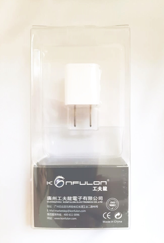 Cóc sạc USB 1A màu trắng