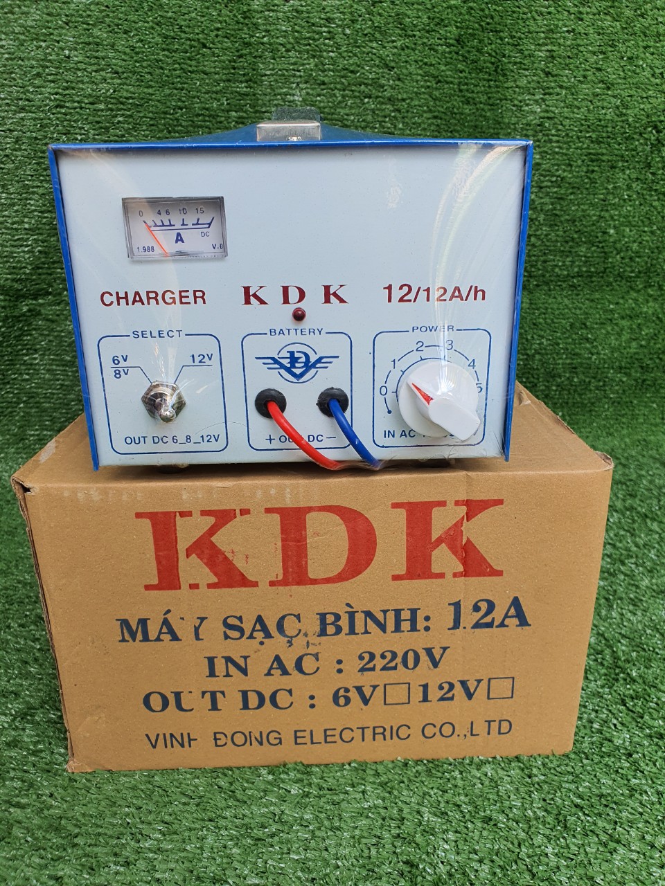 Máy Sạc Bình ACQUY Tự Động 6v/8v/12v - 12A