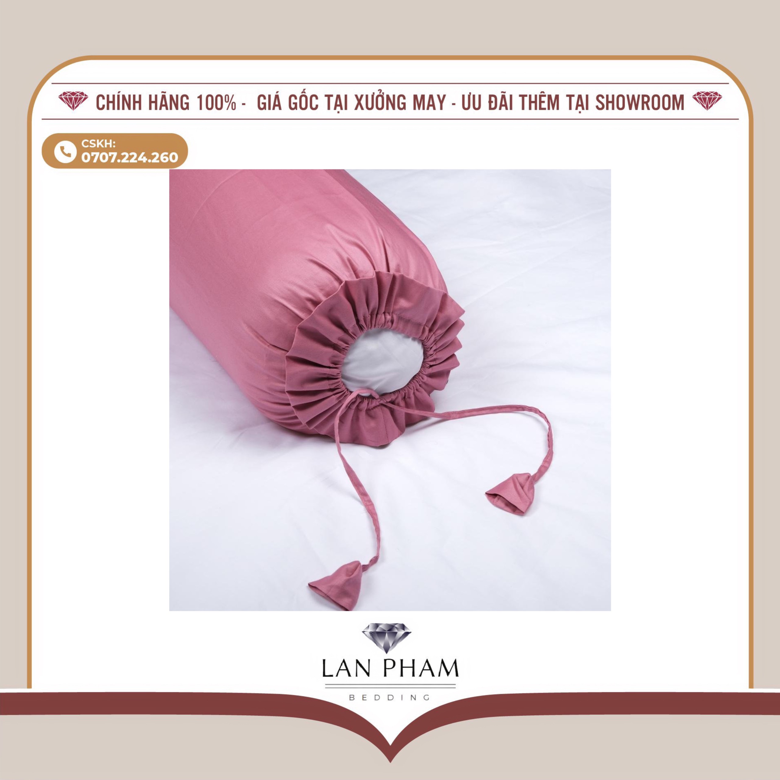 BỘ GA GIƯỜNG DRAP GỐI PHI LỤA MÀU HỒNG TÍM CAO CẤP LAN BEDDING