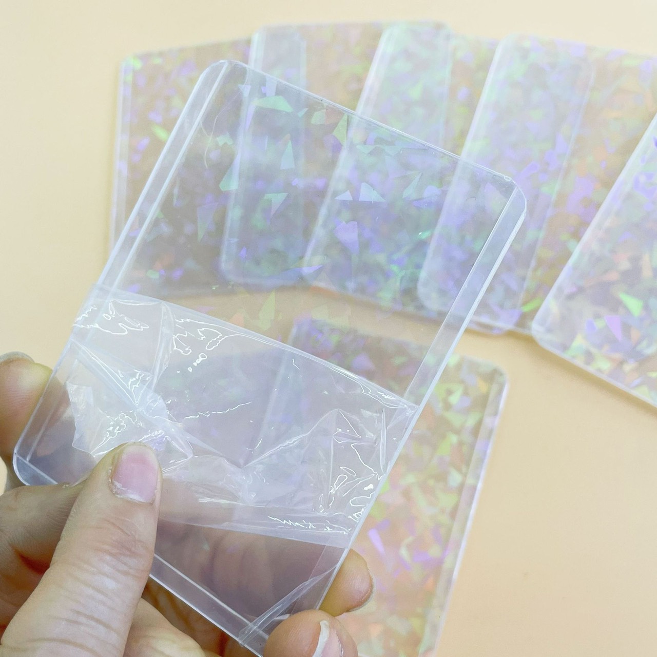 Combo tấm toploader lấp lánh hologram siêu xinh - MEE