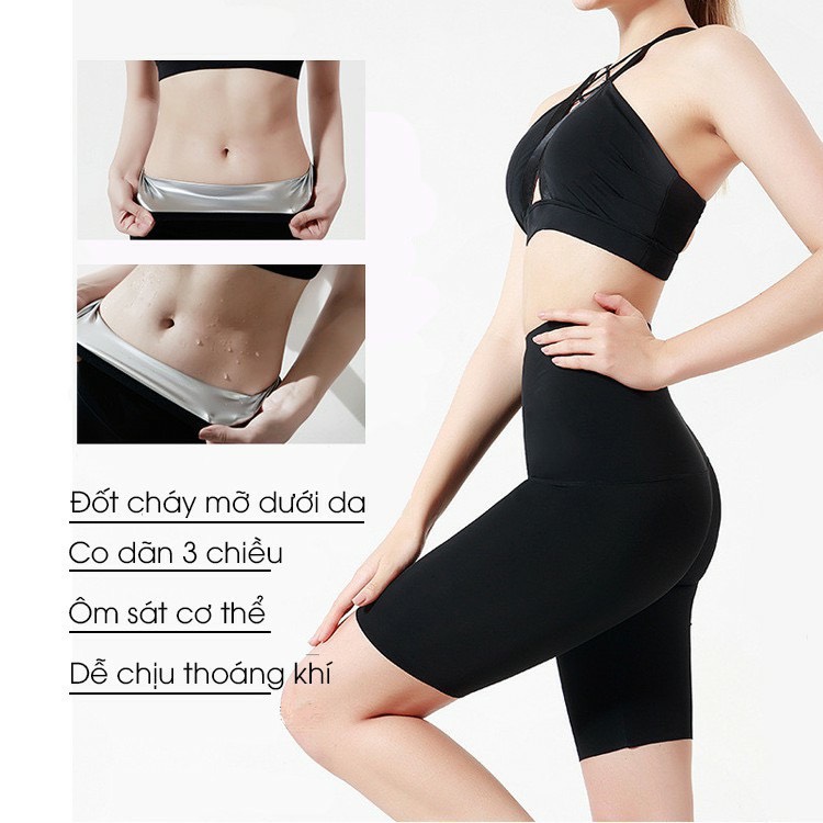 Quần Tập Sinh Nhiệt Đốt Cháy Mỡ Giảm Eo Siêu Tốc
