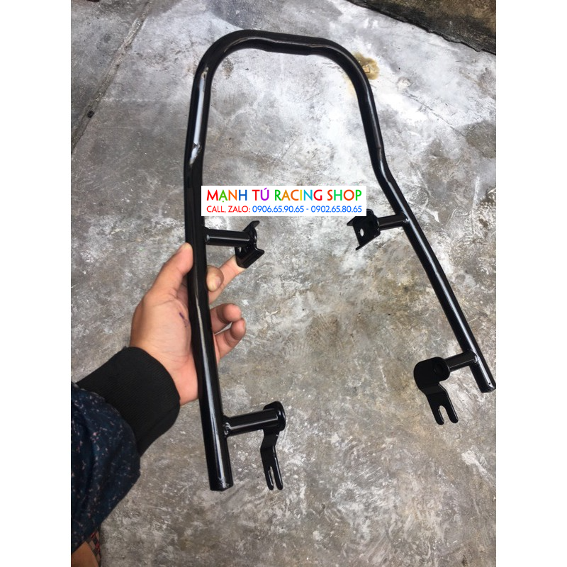Cảng wave nice inox sơn đen gắn wave nhỏ zx alfa đời đầu