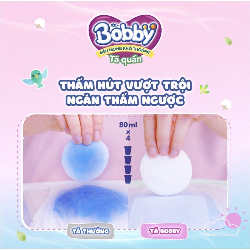 Tã Bobby Quần XXL 76 Miếng (cho bé 16kg)
