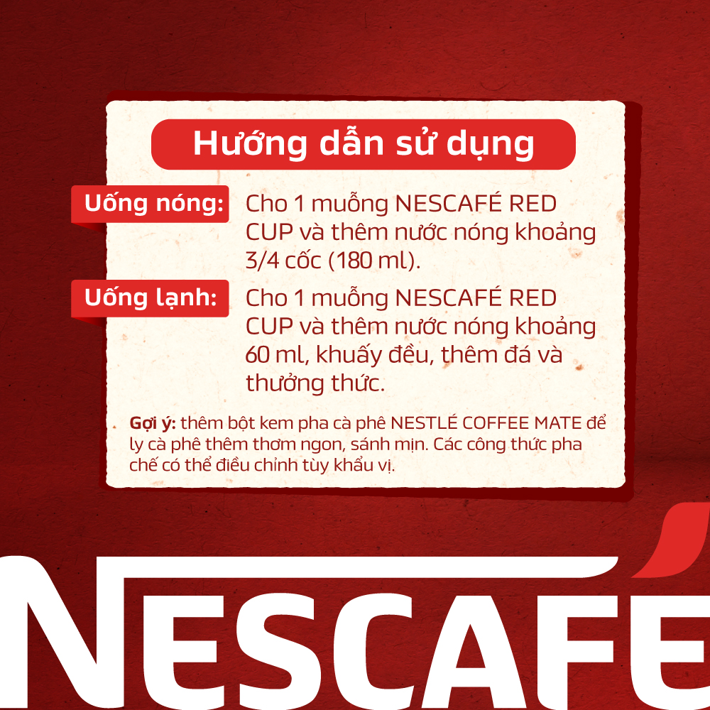 [ƯU ĐÃI THÁNG 5] Combo 2 Hộp Cà Phê Nescafé Red Cup (200g)