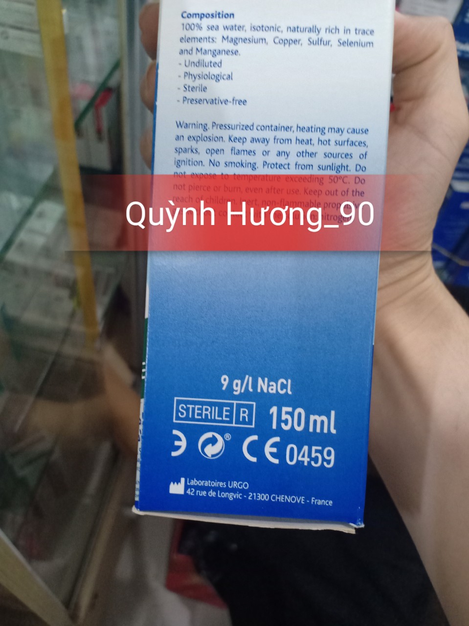 HUMER 150ml xịt vệ sinh mũi cho người lớn