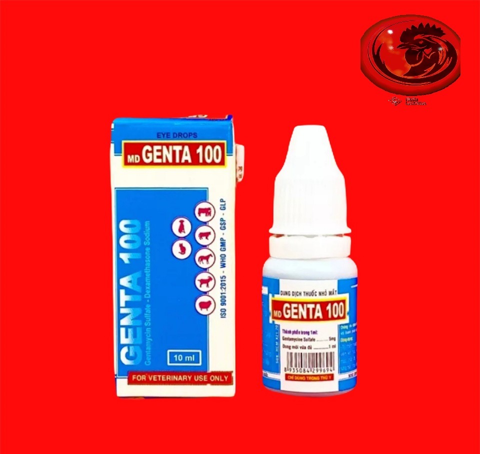 Thuốc nhỏ mắt chuyên gà đá GENTA 100