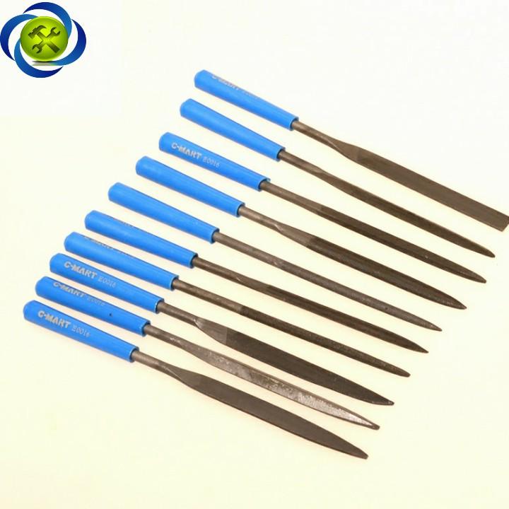 [HCM]Dũa bộ 10 cây C-MART E0016 5x180mm