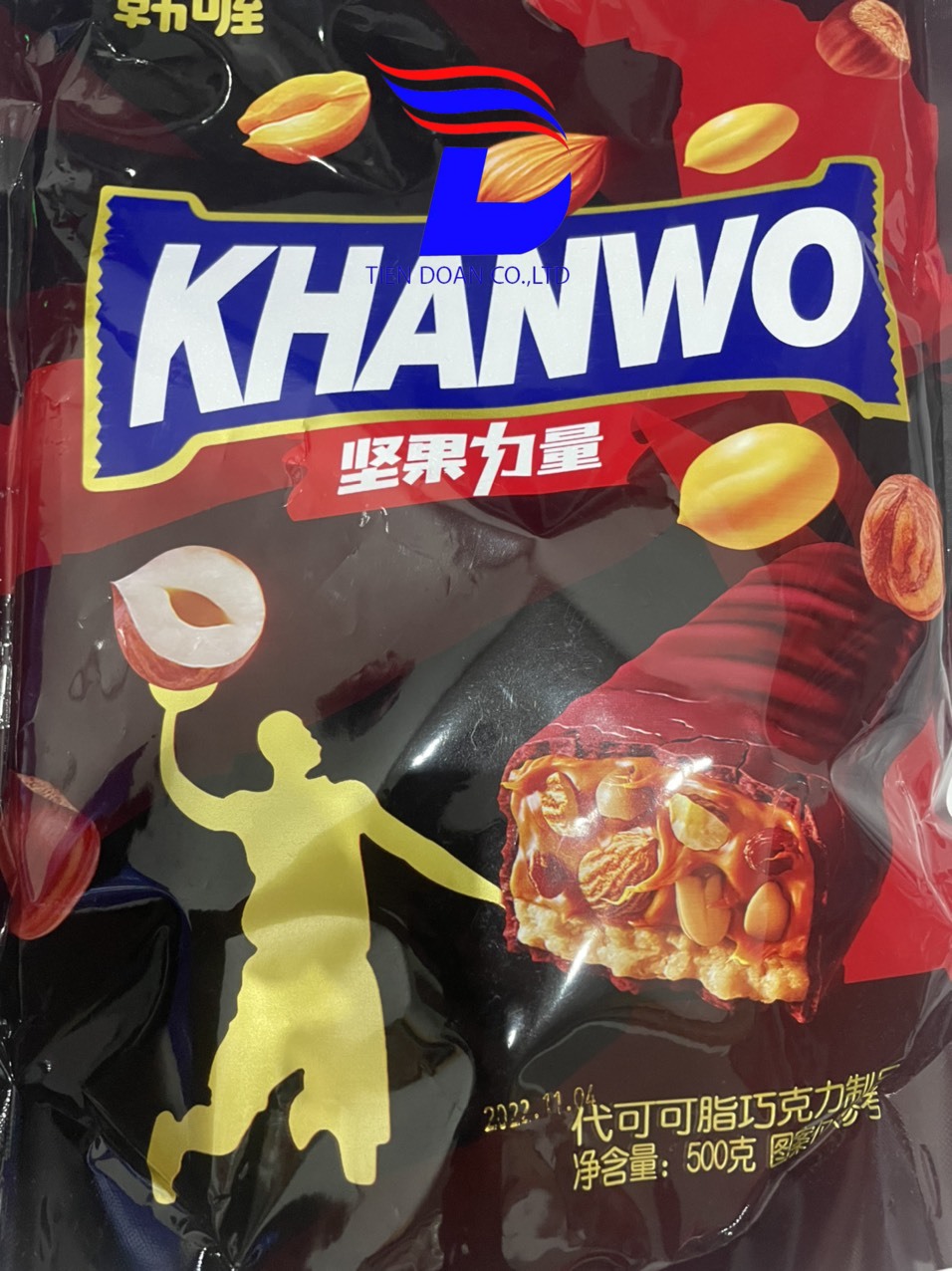 Kẹo socola hạnh nhân KHANWO hàng nhập khẩu