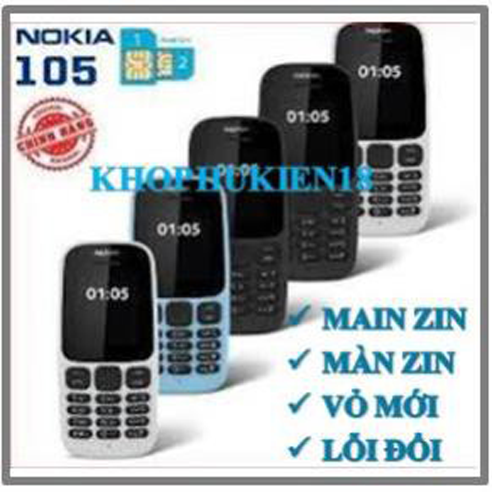 ĐIỆN THOẠI NOKIA 105 (2017) 2 SIM ZIN CHÍNH HÃNG