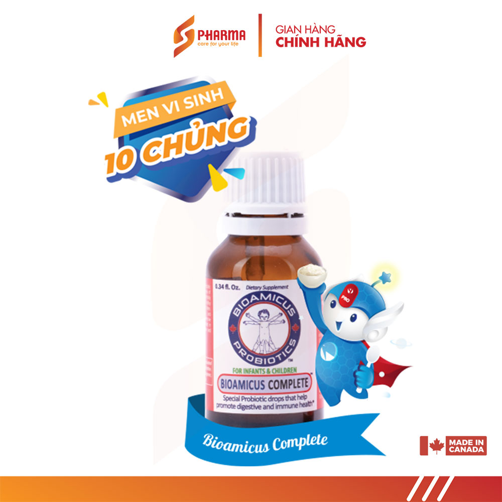 Men vi sinh 10 chủng BioAmicus Complete 10ml – CANADA