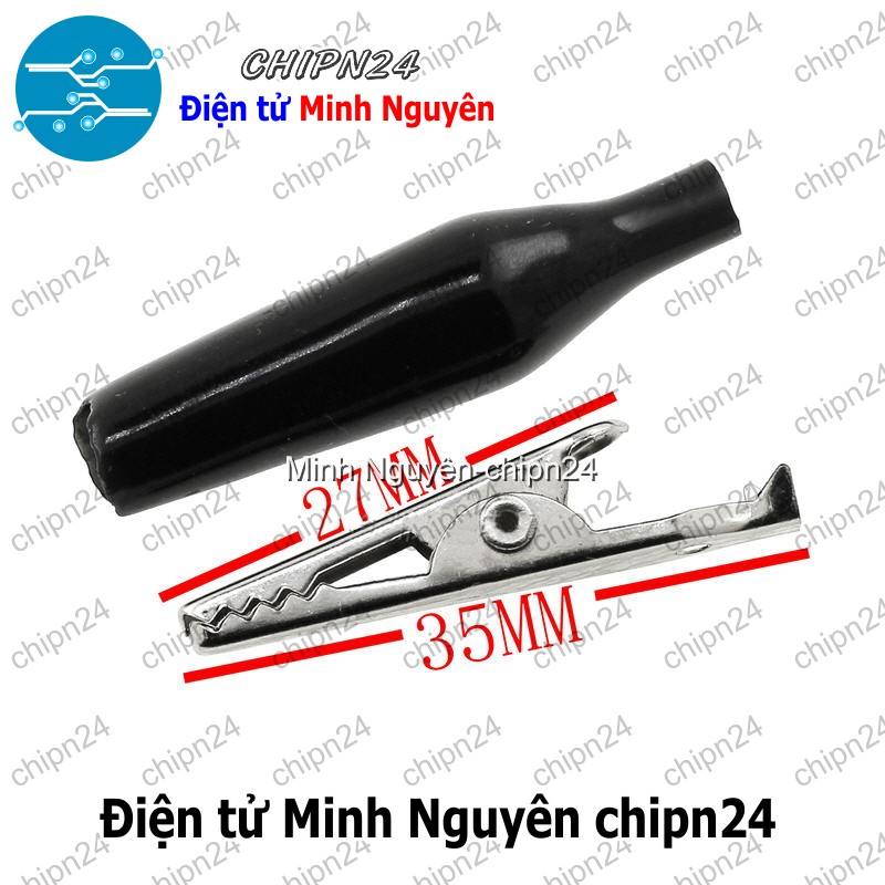 [5 cặp] (F109) Kẹp cá sấu loại trung 3.5cm - HH000166