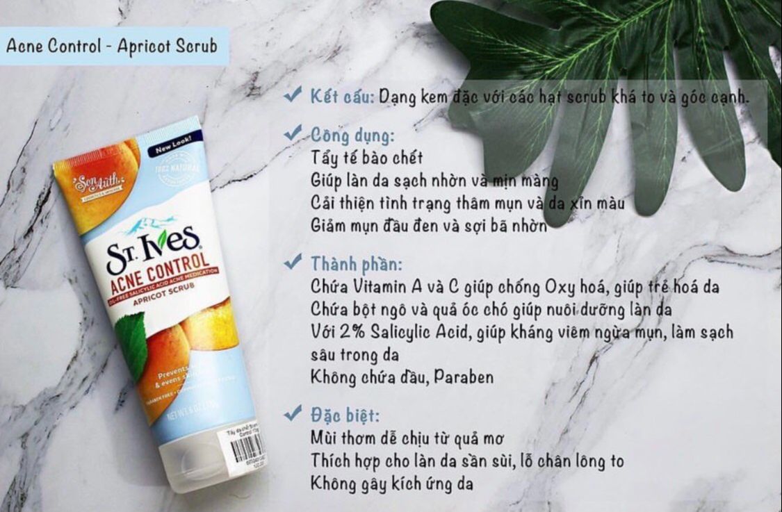 Tẩy da chết St.Ives 170g