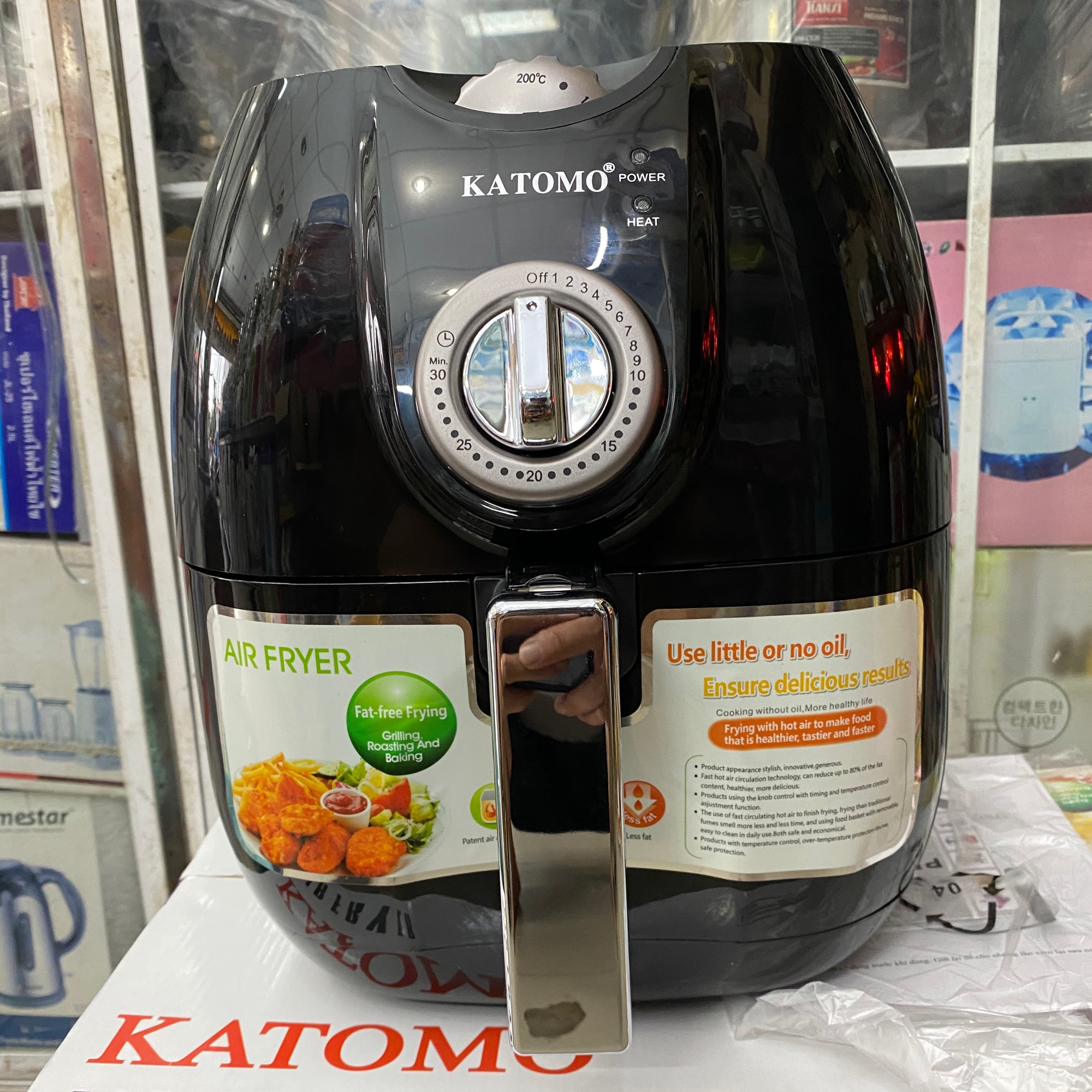 [HCM]Nồi chiên không dầu KATOMO 656
