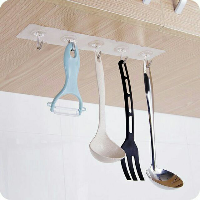 Móc dán dính tường chịu lực siêu chắc (trong suốt)