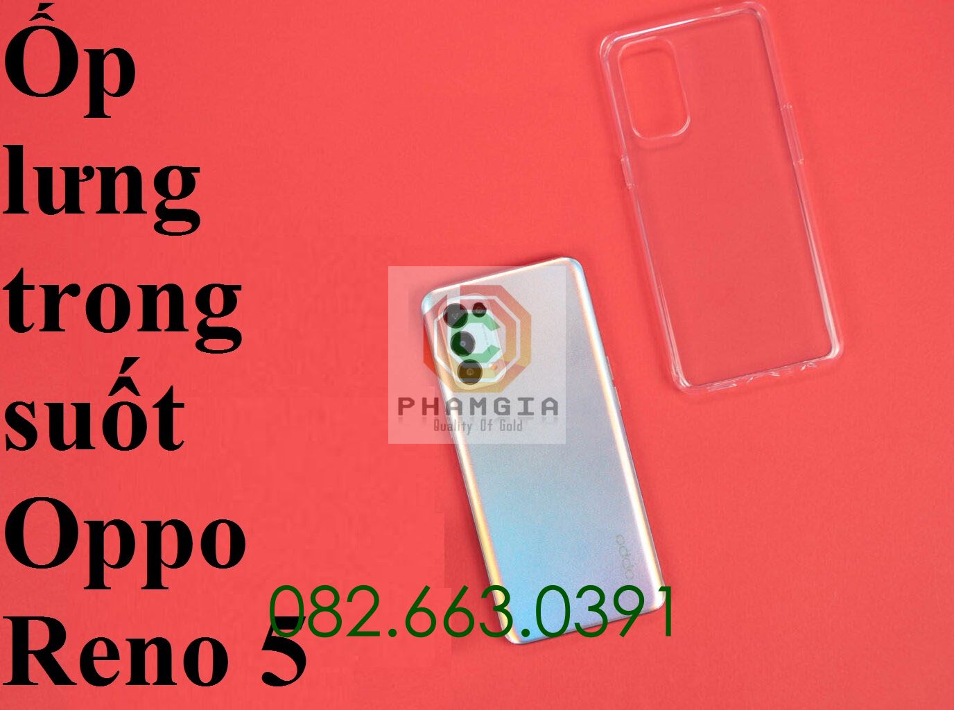 Ốp lưng Oppo Reno 5 (Reno5 ) 4G / 5G dẻo trong