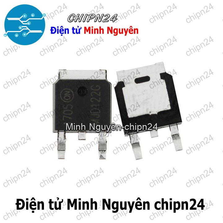 [3 con] (SOP) Transistor Dán MJD122 TO-252 NPN 8A 100V (SMD) (MJD122G TIP122) - HH002896