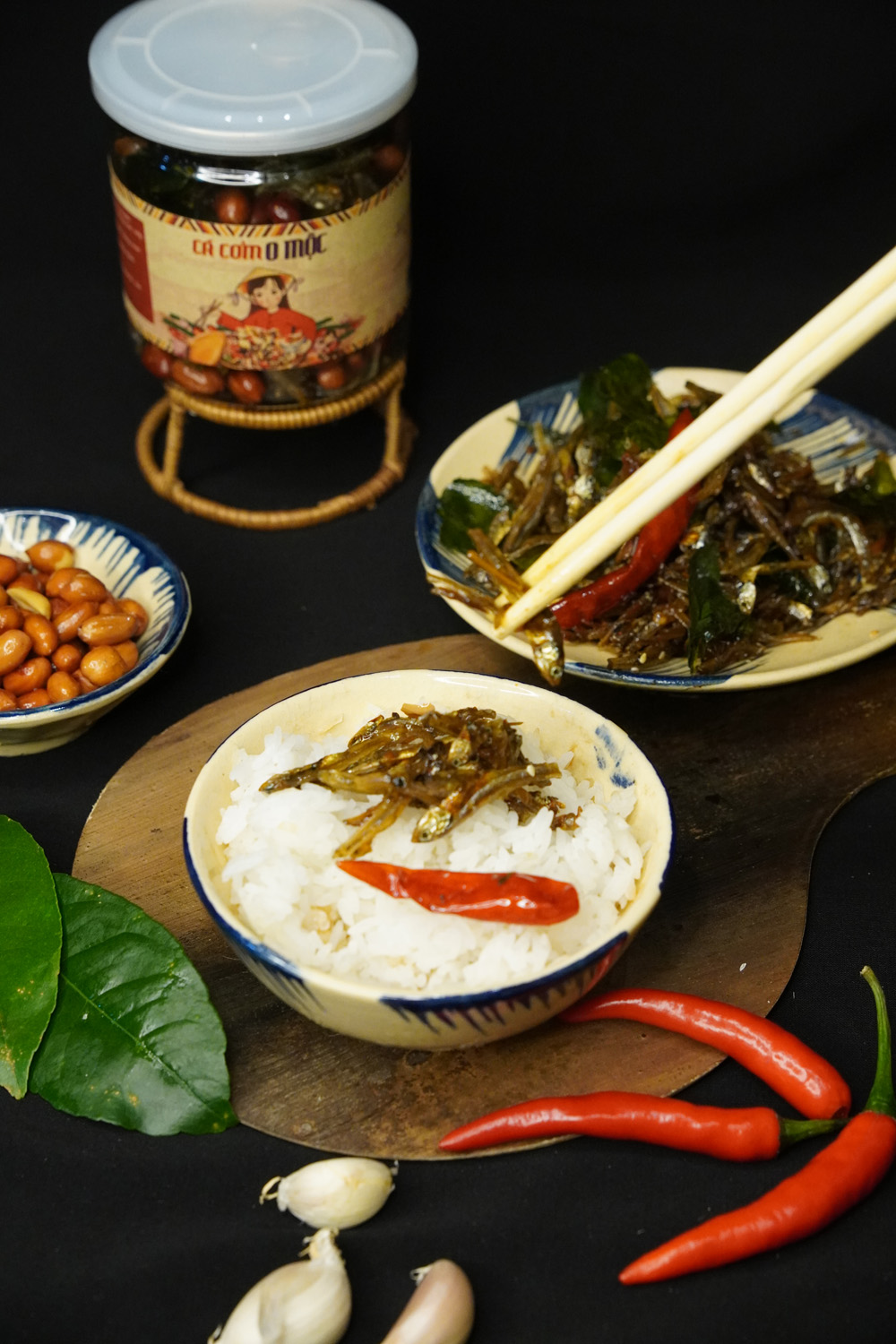 Cá Cơm Rim Lá Chanh Mộc Truly Huế -150gram