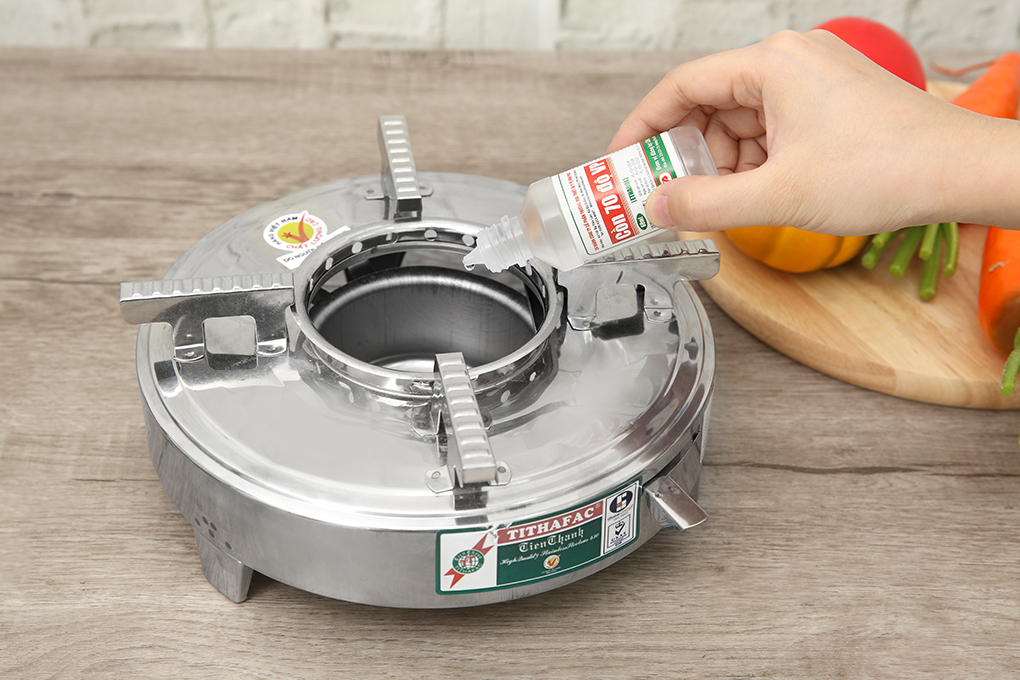[HCM]Bếp cồn inox chắn gió Tithafac
