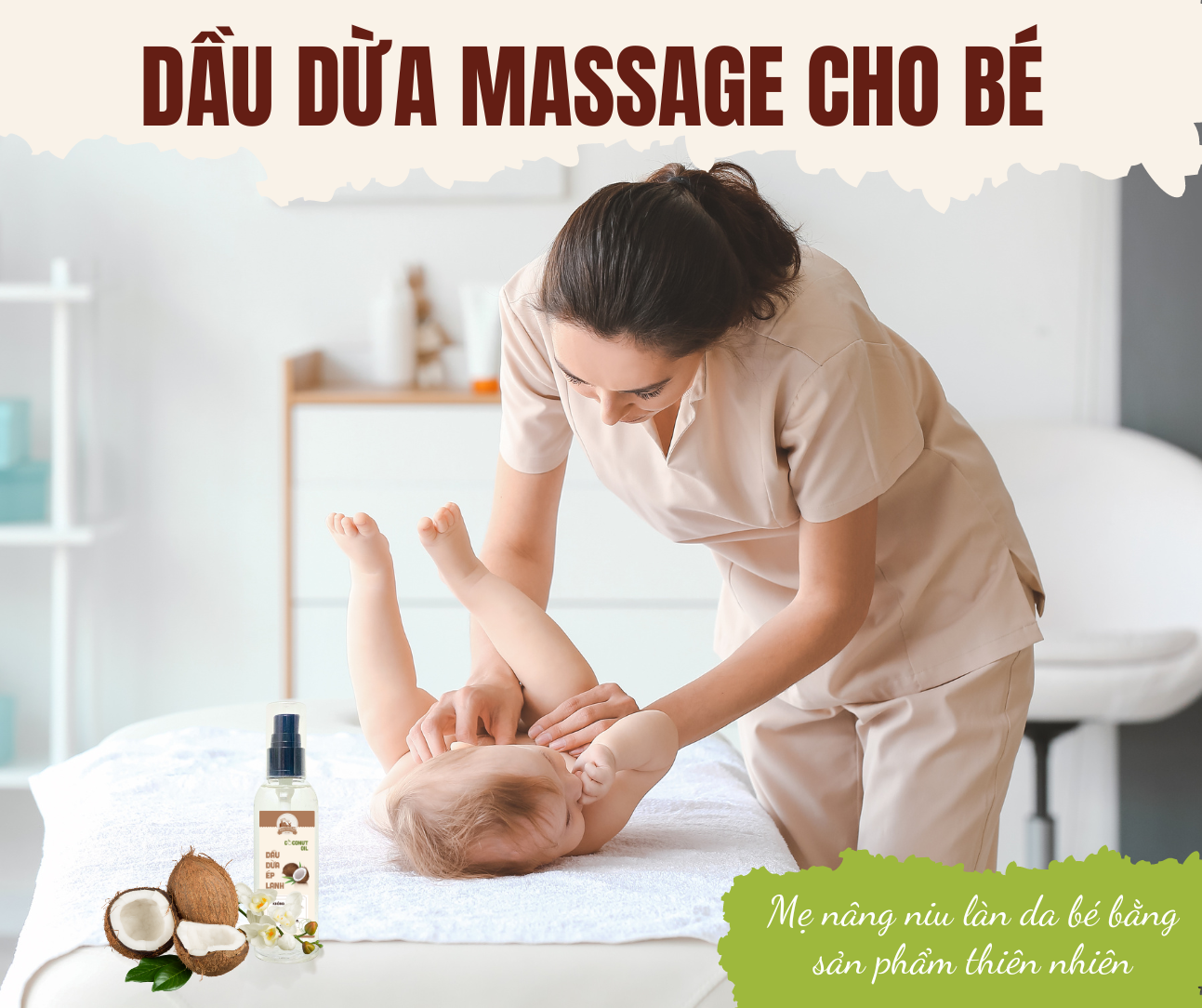 Dầu Dừa Ép Lạnh Bến Tre Nguyên Chất 100% - 100ml