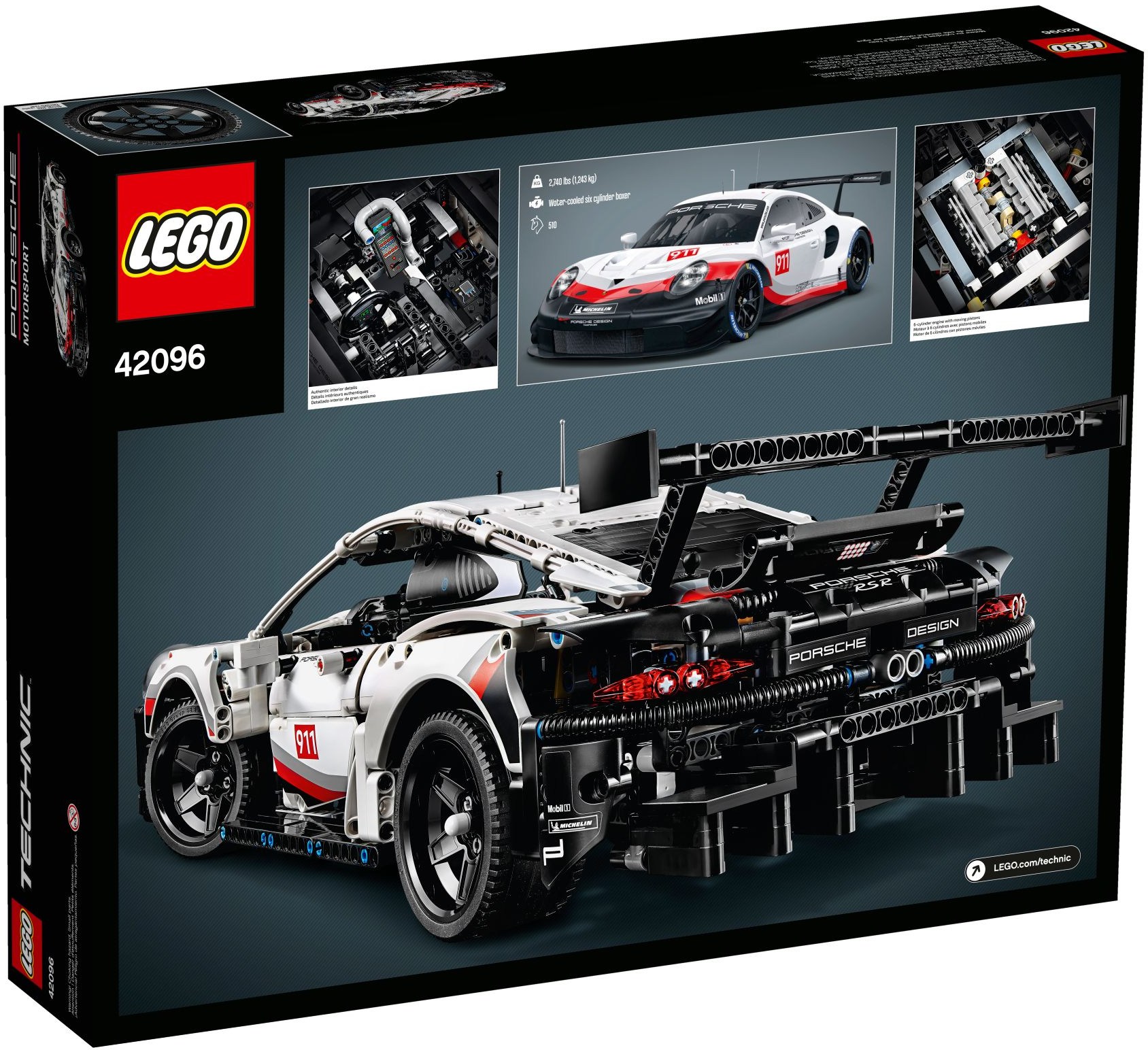 LEGO Technic 42096 Siêu xe Porsche 911 RSR