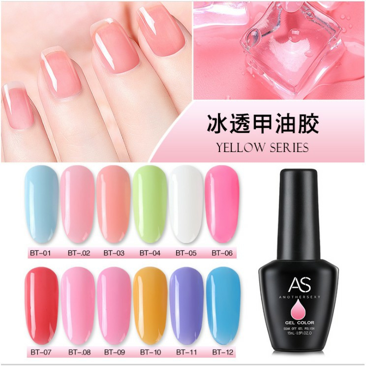 [HCM]Sơn Gel Thạch AS Mã MÀu BT 15ml