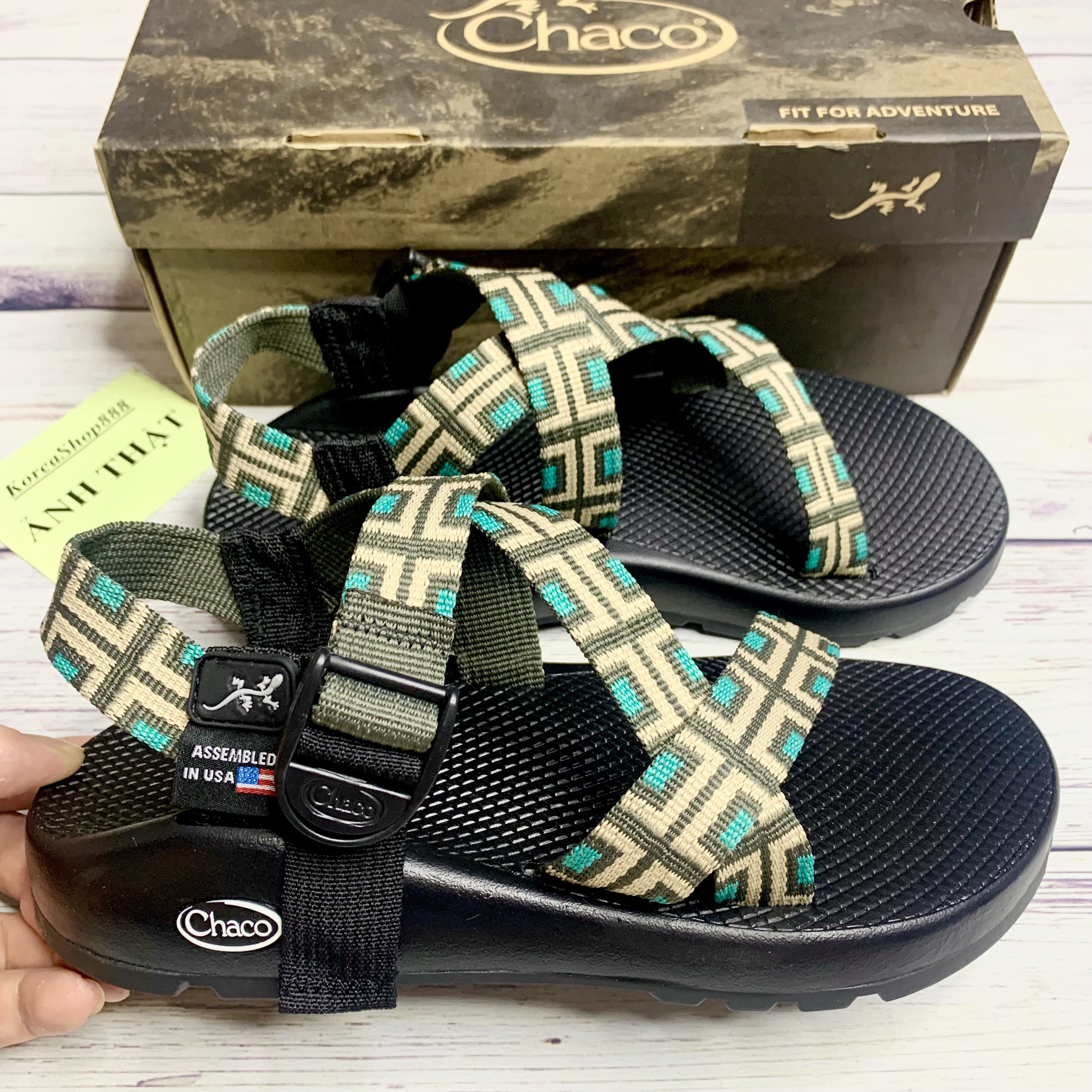 Dép Sandal Nam Nữ Chaco Quai Dù D145