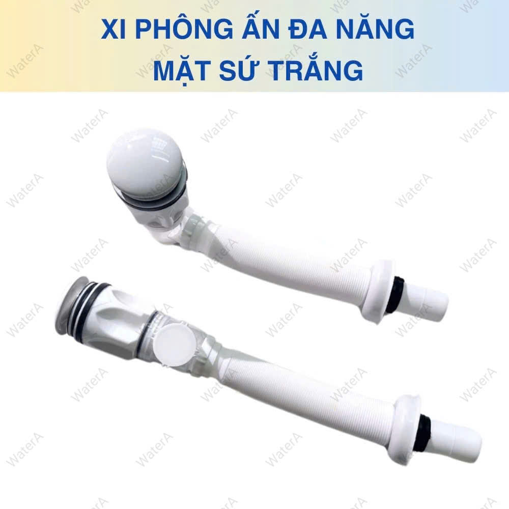 [Q.Tân Bình] Bộ xả lavabo,xả bồn rửa mặt nút nhấn sứ