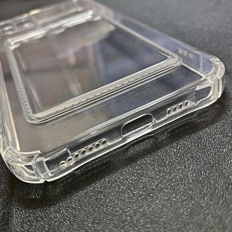 Ốp Lưng iPhone 11 Pro Max Dẻo Trong Chống Sốc Đựng Card