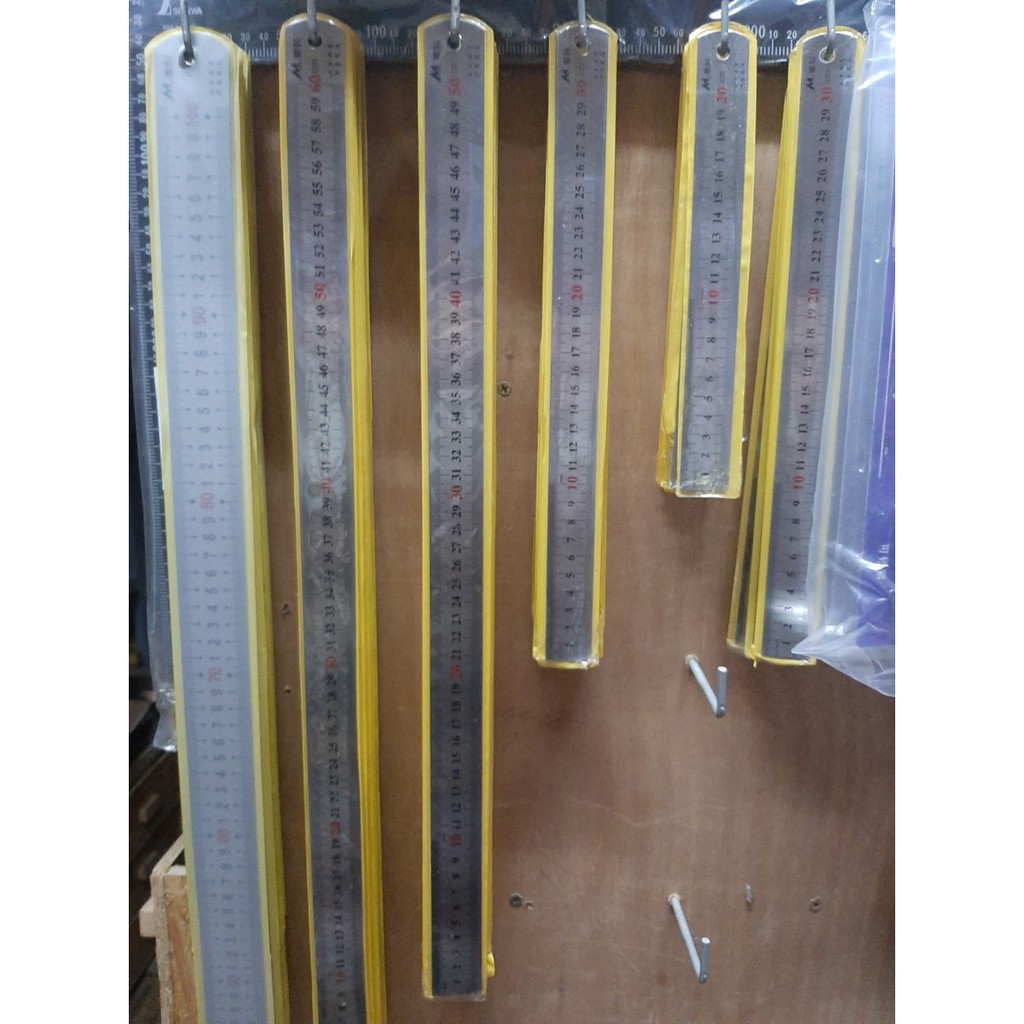 Thước Thẳng Inox 50Cm Hoặc 60Cm (Loại Dày)
