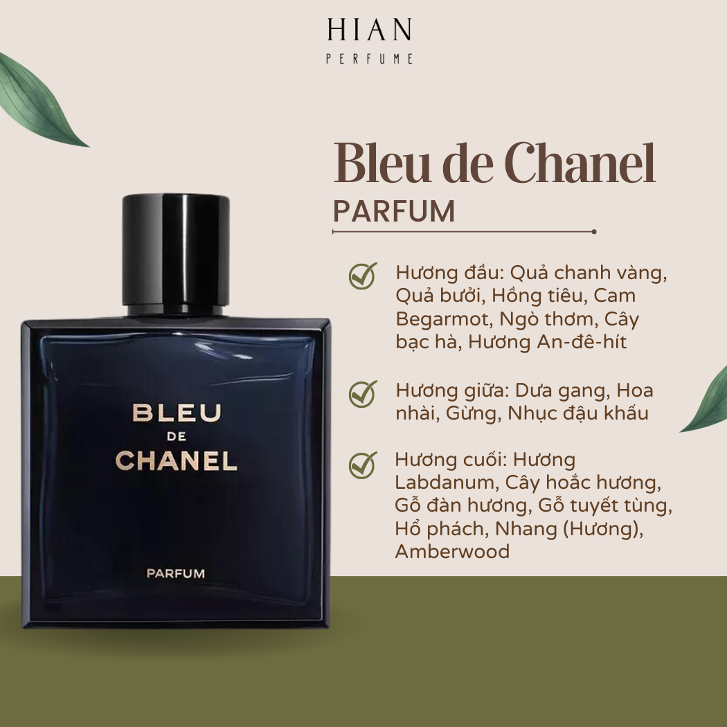 Nước hoa chiết Bleu De Chanel Parfum 5ml | 10ml