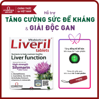 TPBVSK Vitabiotics LIVERIL Tablets - Hỗ trợ Giải độc gan thumbnail
