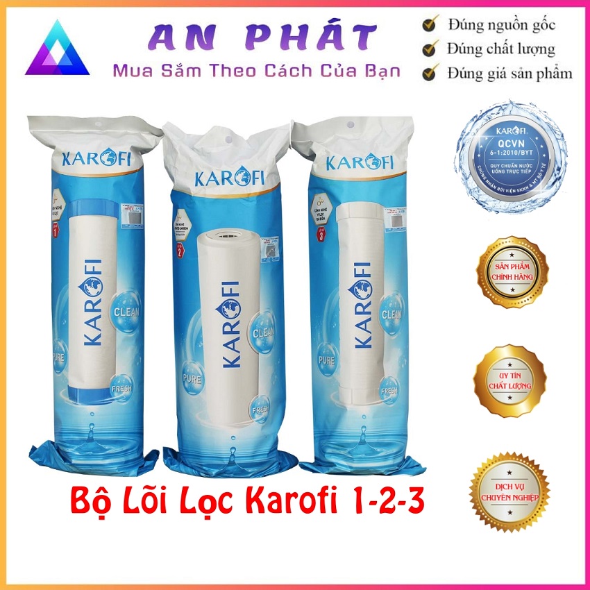 Lõi Lọc Nước Karofi - Lõi số 1 2 3