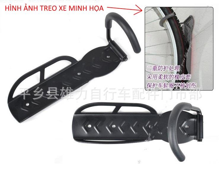 giá treo tường cho xe đạp móc đơn siêu chắc