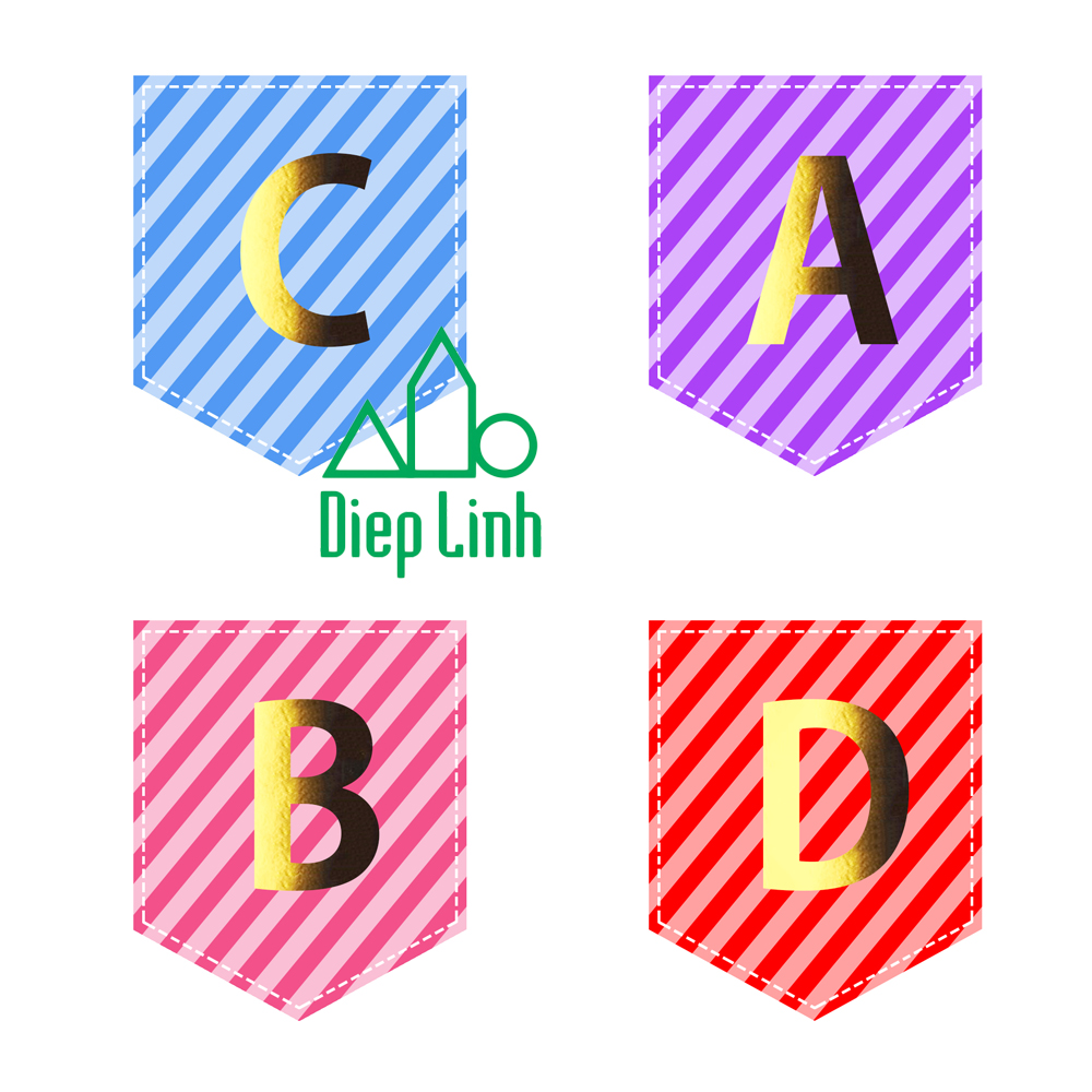 [HCM]Dây Treo Giấy Decal Chữ Số Lẻ Tuỳ Chọn Trang Trí Sinh Nhật Ngày Lễ Sự Kiện(12k/2 chữ)- Diệp Linh