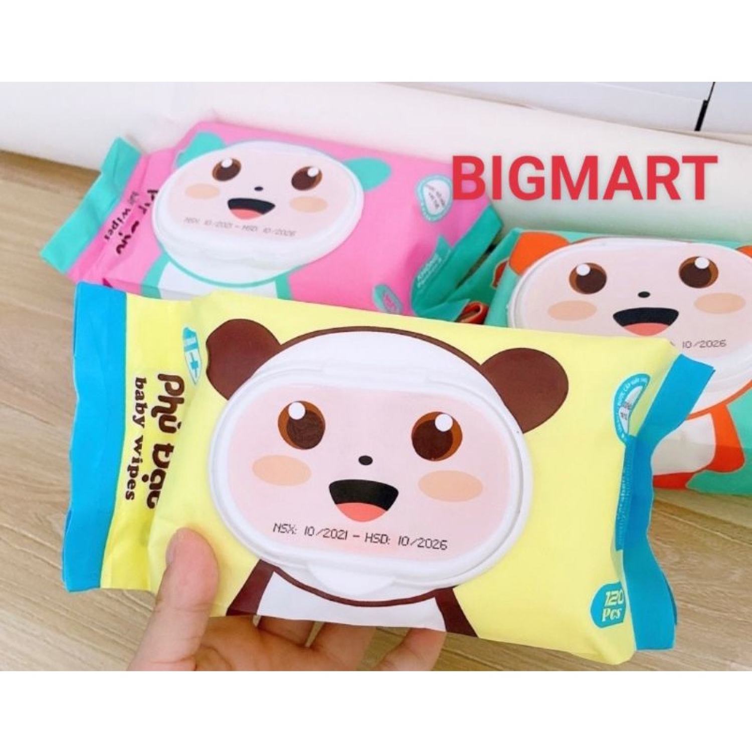 GIẤY ƯỚT GẤU 120 tơ PHÚ ĐẠT đạt tiêu chuẩn sức khoẻ cho mẹ và bé