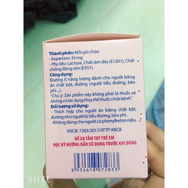 Đường ăn kiêng ASPAMIC dành cho người bị tiểu đường