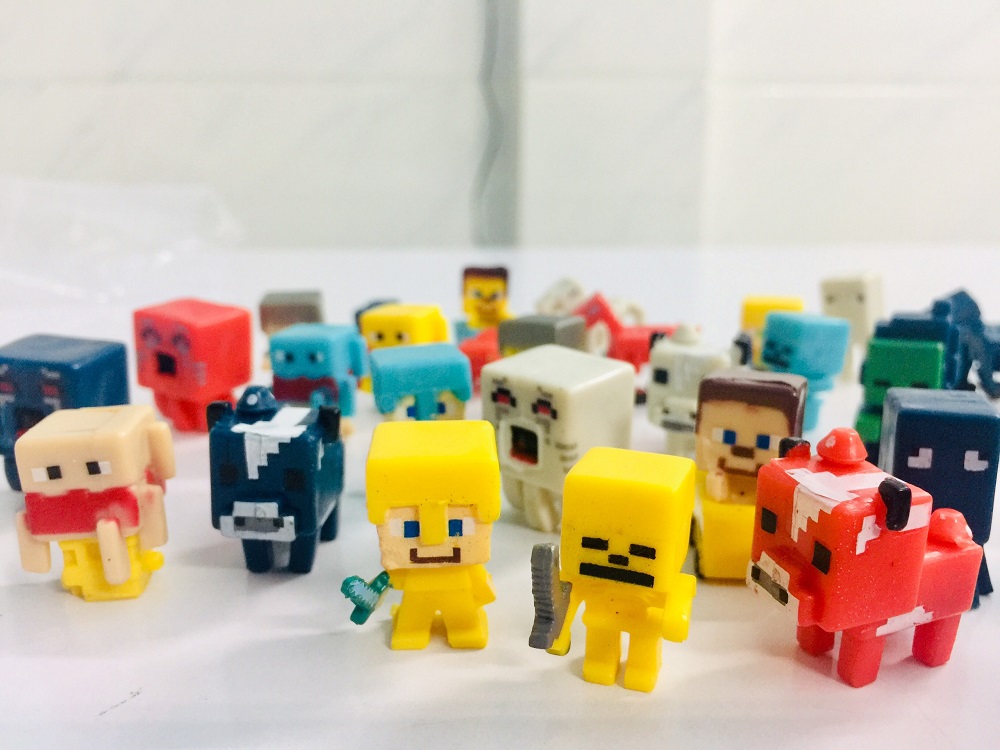 random 10 nhân vật minecraft mini figure
