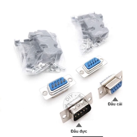 [Đơn tối thiểu 30k] Đầu nối cổng com, jack nối dây DB9; DB15; vỏ DB9 và DB15.