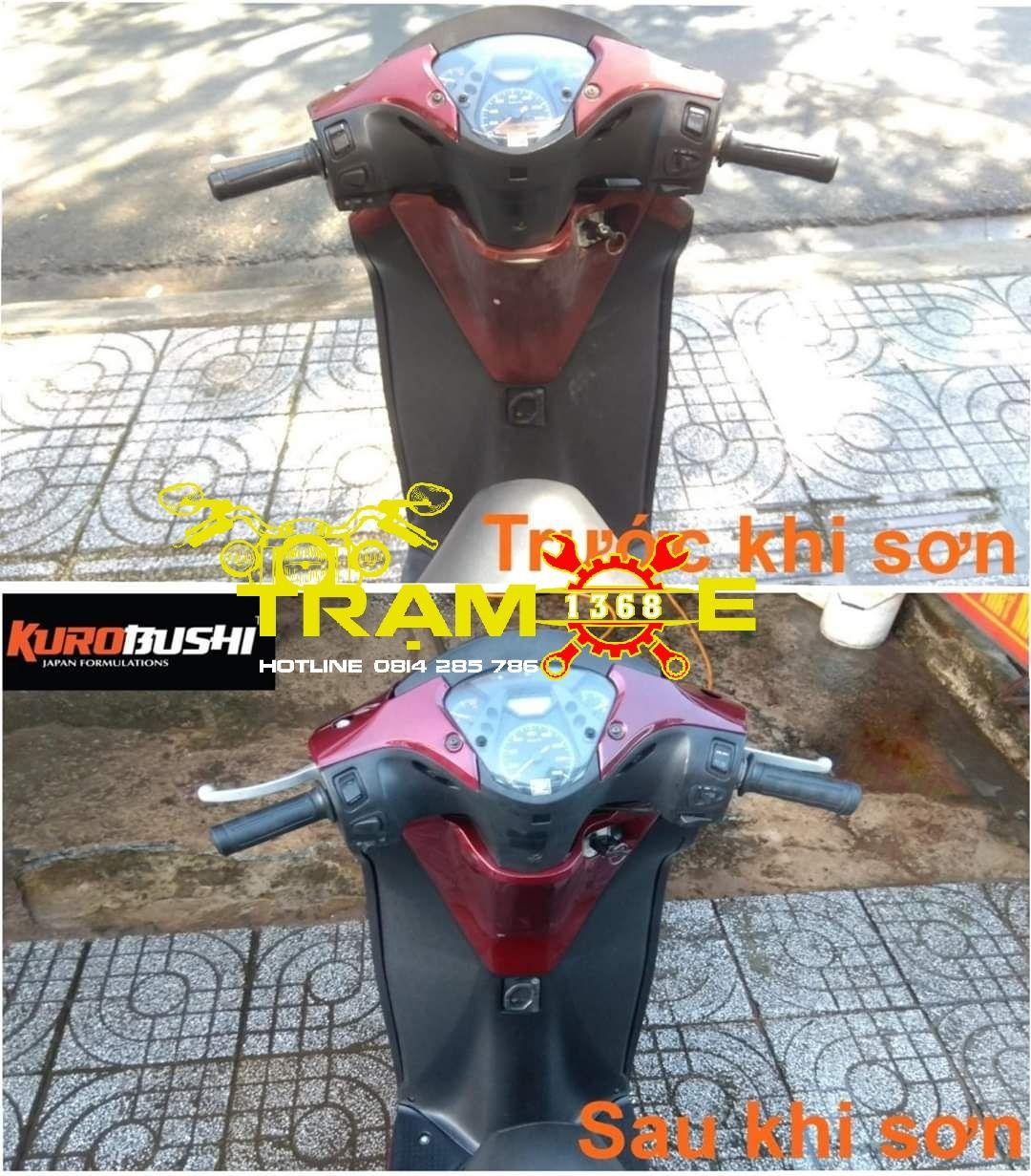 SƠN SAMURAI GÓI COMBO SƠN MÀU ĐỎ ĐÔ HONDA GỒM 4 CHAI