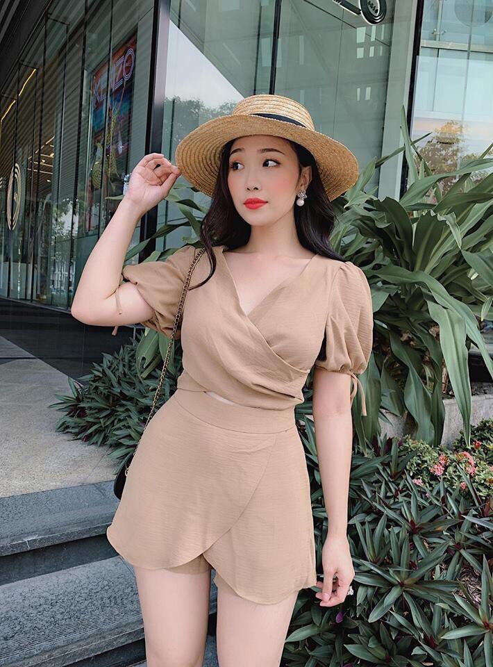 Set áo lửng và chân váy