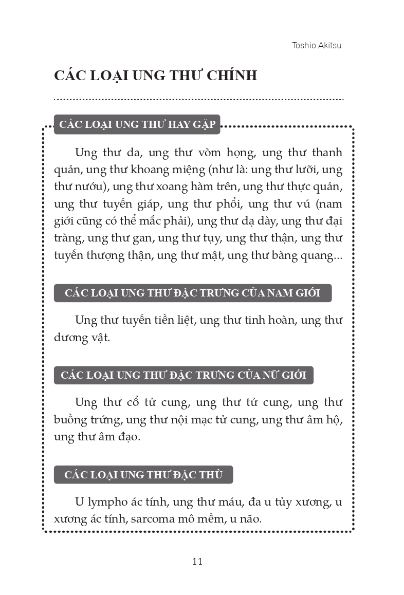 Sách Làm sao để không mắc ung thư