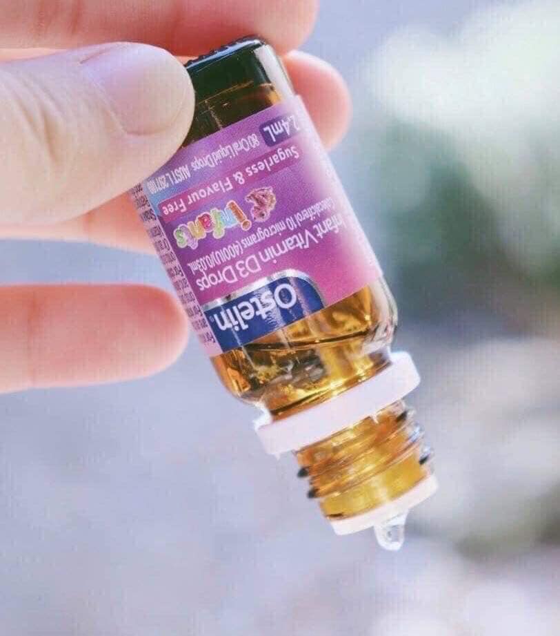 Vitamin D3 Trẻ Sơ Sinh Úc Nhỏ Giọt Ostelin