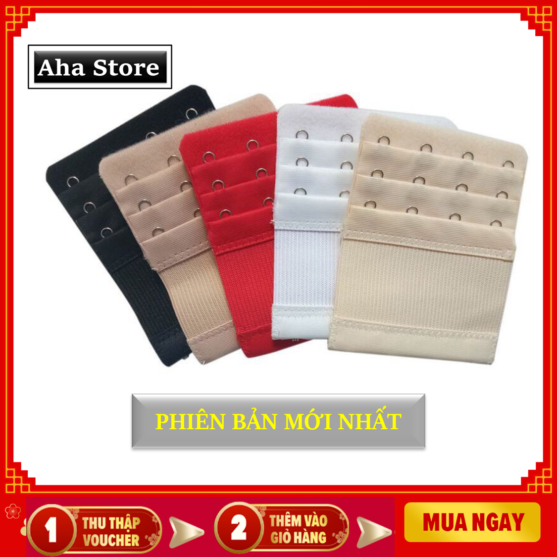 Miếng nối dài lưng áo ngực, áo lót 4 móc