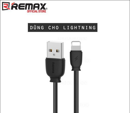 [Lấy mã miễn phí vận chuyển] Cáp sạc nhanh Remax RC-134i cổng Lightning dài 1 mét max 2.1A